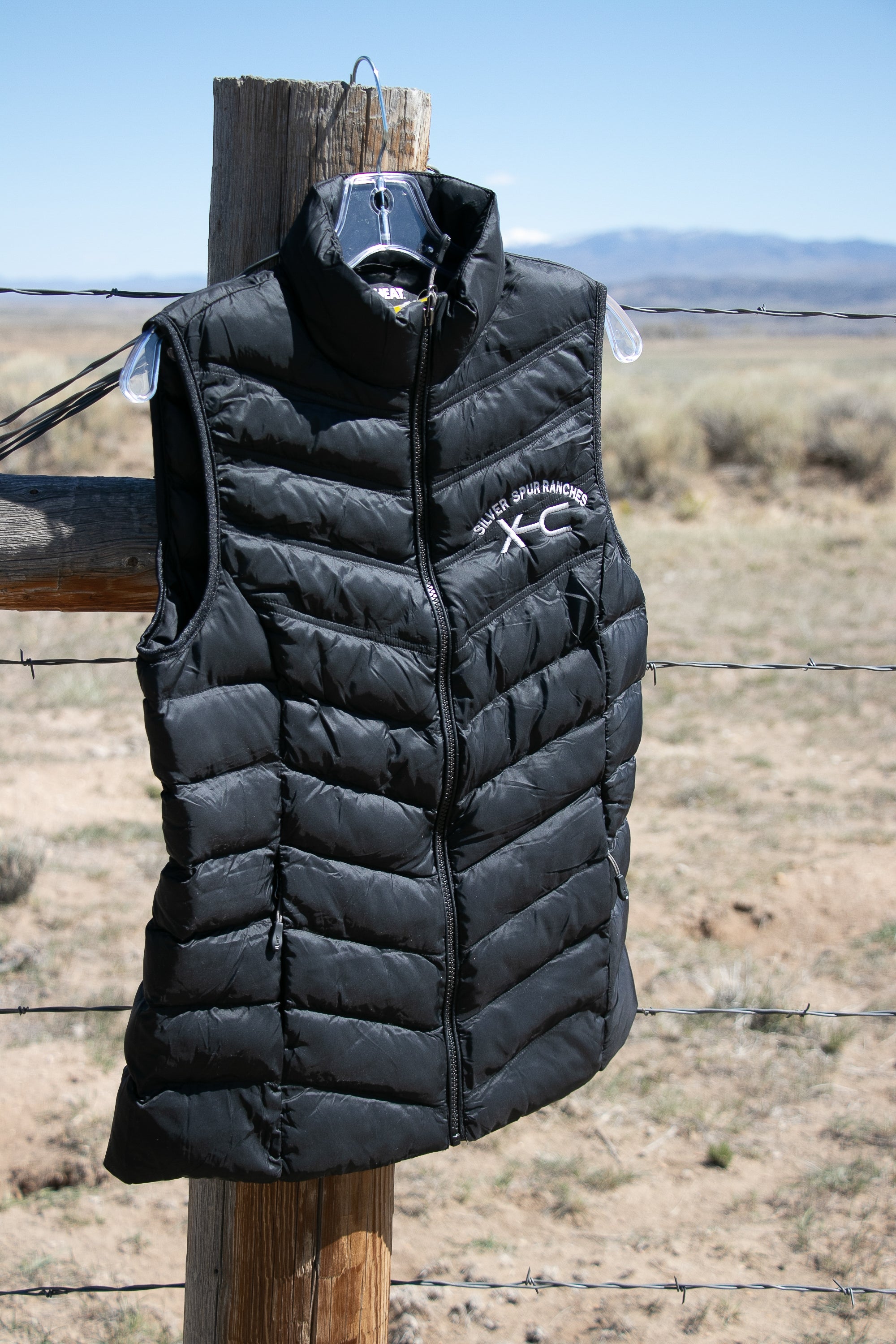 Women's Black Puffer Vest